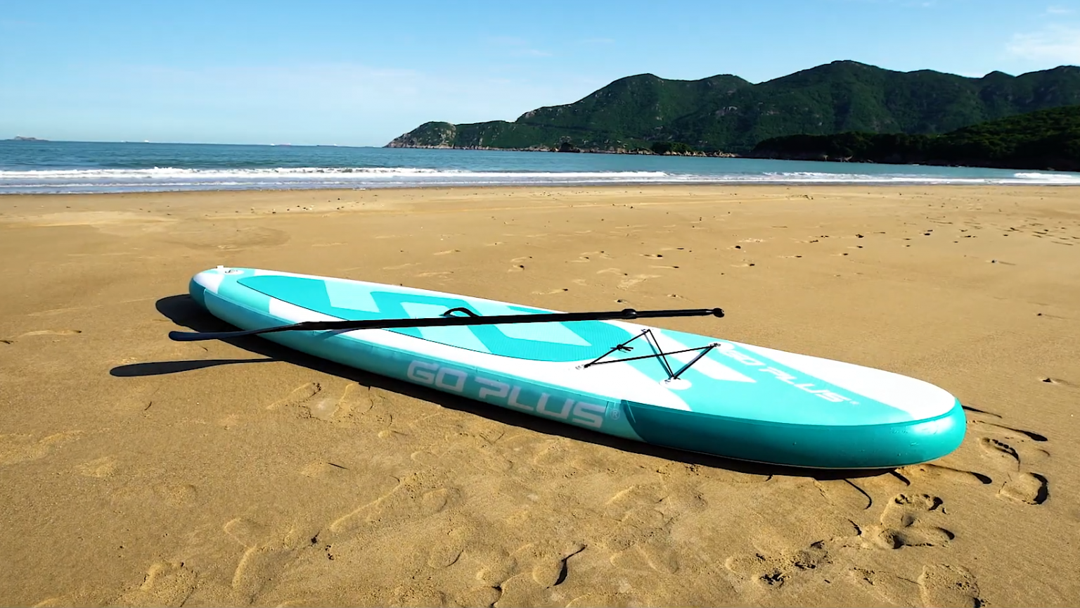 Goplus 11′ Inflatable Stand Up Paddle Board Package Review Paddle